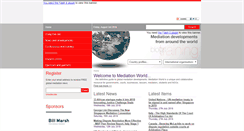 Desktop Screenshot of mediationworld.net